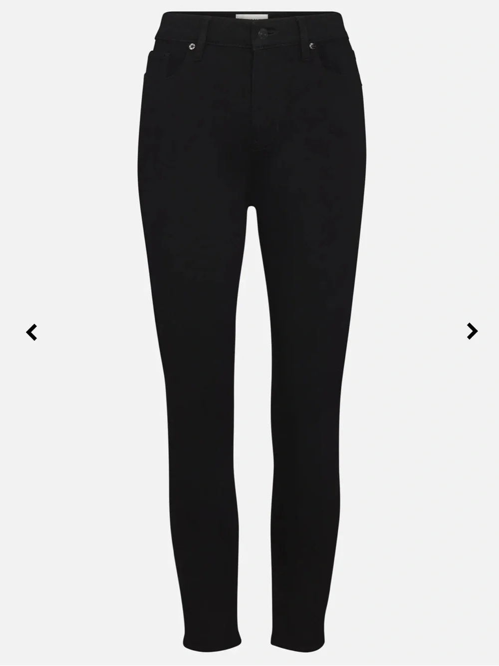 NWT Frame Sz 27 Women’s Black Le High Rise Skinny Fit Ankle Jeans Pants Ret $258